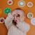 Hochet sensoriel donut fruits Jaune+Orange+Rouge+Vert+Violet 20 - vertbaudet enfant 