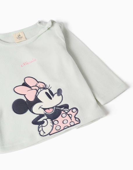 Pyjama en polaire avec minnie Vert 3 - vertbaudet enfant 