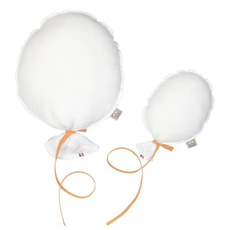 Ballon mural décoratif en gaze de coton Beige+Biscuit+Blanc+Blanc à pois or+Bleu+Camel+Écru+Gris+Rose+Terracotta+Vert de gris 11 - vertbaudet enfant 