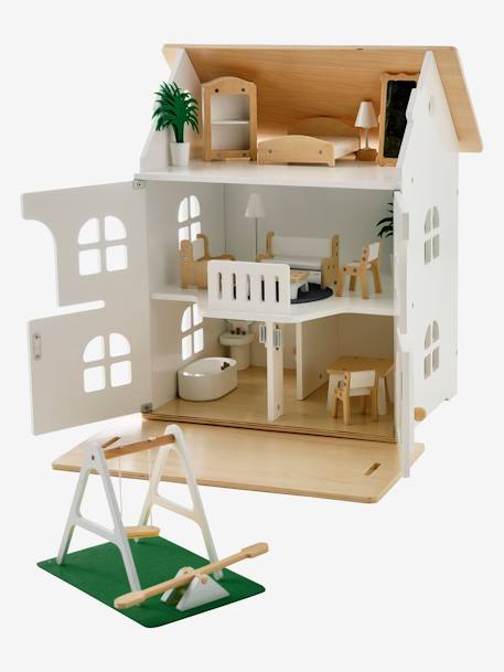 Maison romantique des amis des petits + mobilier en bois FSC® blanc 8 - vertbaudet enfant 