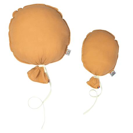 Ballon mural décoratif en gaze de coton Beige+Blanc+Blanc à pois or+Bleu+Camel+Écru+Gris+Rose+Terracotta+Vert de gris 23 - vertbaudet enfant 