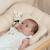 Coussin cale-tête ergonomique en coton nid d'abeille Beige+Bleu+Écru+Rose+Vert 2 - vertbaudet enfant 