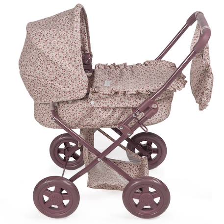 Jouet poussette landau pour poupée Beige+Bordeaux 8 - vertbaudet enfant 