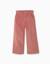 Pantalon en velours côtelé avec taille paperbag à volants Beige clair+Rose 4 - vertbaudet enfant 