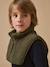 Faux col en sherpa garçon Kaki+Marine 1 - vertbaudet enfant 