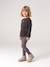Legging fille doublé maille polaire bois de rose+encre+gris foncé+marron imprimé 8 - vertbaudet enfant 