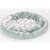 Tresse décorative 3 brins velvet Écru+Gris clair+Vert menthe 8 - vertbaudet enfant 