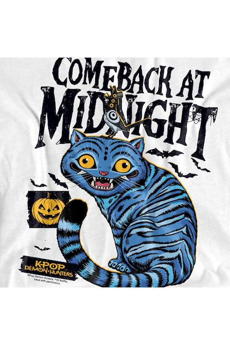 T-shirt halloween motif derpy et sussie motif/style bleu nuit en coton peigné de qualité supérieure Blanc 3 - vertbaudet enfant 