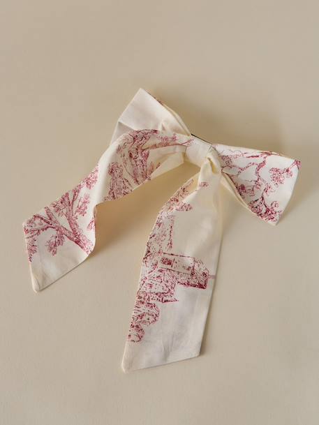 Pince esprit toile de jouy Jouy bordeaux 1 - vertbaudet enfant 