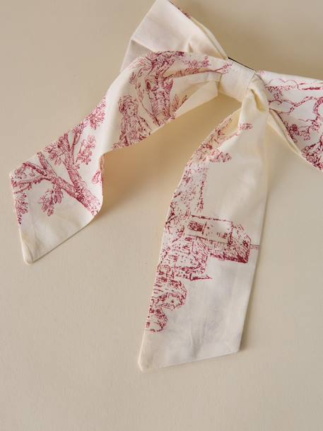 Pince esprit toile de jouy Jouy bordeaux 2 - vertbaudet enfant 