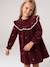 Robe fille manches longues prune 6 - vertbaudet enfant 