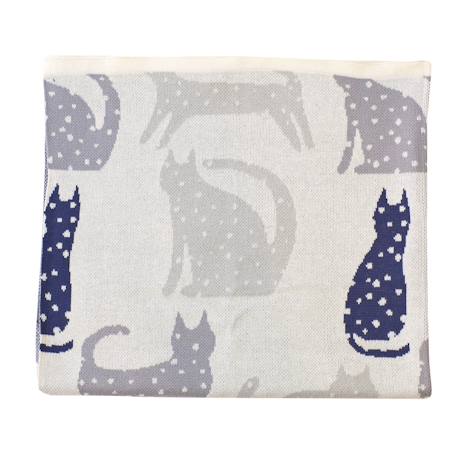 Couverture en coton bio gots Écru+Gris+Rose 10 - vertbaudet enfant 