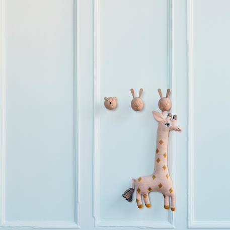 Patère en bois Mini Ours Beige 3 - vertbaudet enfant 