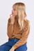 Pull duveteux col rond Camel+Jaune+Noir 5 - vertbaudet enfant 