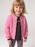 Gilet fille loose maille mousseuse bleu pétrole+gris chiné+menthe+rose+violine 20 - vertbaudet enfant 
