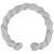 Tresse décorative 3 brins velvet Écru+Gris clair+Vert menthe 4 - vertbaudet enfant 