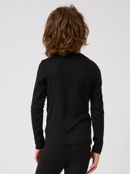 T-shirt thermolactyl sensitive Bleu marine+Bleu poudré+Gris clair+Noir+Rose poudré 15 - vertbaudet enfant 