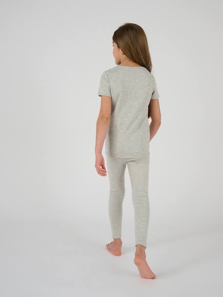 Caleçon thermolactyl maille classique Blanc cassé+Gris clair 7 - vertbaudet enfant 