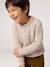 Pull garçon manches longues col rond beige chiné 2 - vertbaudet enfant 
