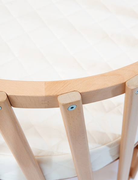 Lit bébé évolutif en bois naturel avec matelas LUGO Naturel 4 - vertbaudet enfant 