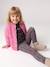 Gilet fille loose maille mousseuse bleu pétrole+gris chiné+menthe+rose+violine 24 - vertbaudet enfant 