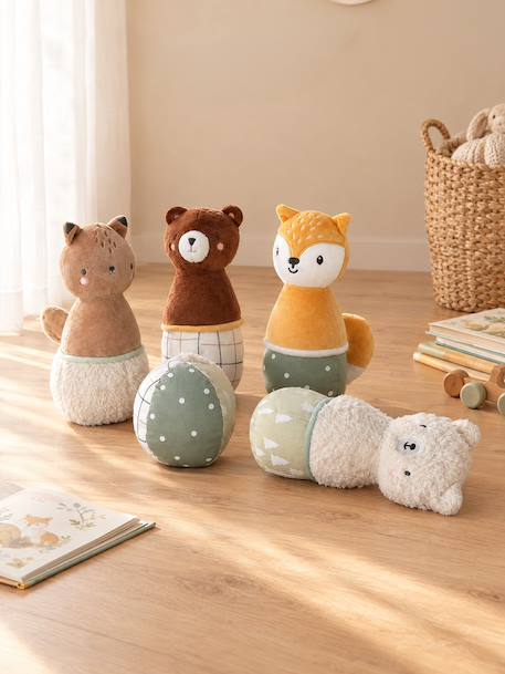 Quilles tissu GREEN FOREST blanc 1 - vertbaudet enfant 