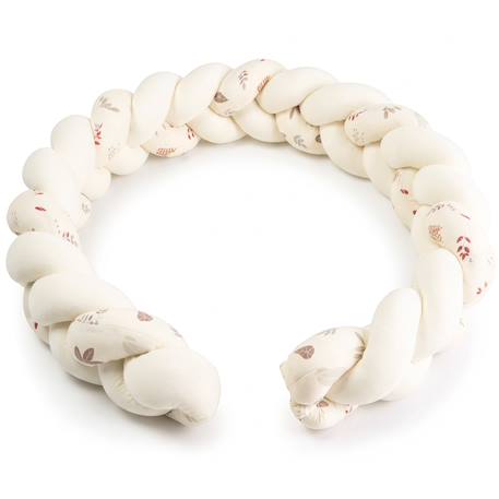 Tresse décorative 3 brins en gaze de coton aube Écru 1 - vertbaudet enfant 