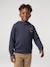 Pull à capuche garçon bleu chiné 2 - vertbaudet enfant 
