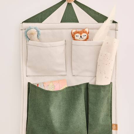 Panier de rangement à accrocher Rouge+Vert 6 - vertbaudet enfant 