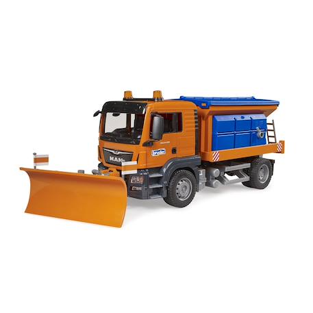 Man tgs pour service d'hiver avec lame de chasse-neige Orange et bleu 2 - vertbaudet enfant 