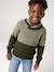Pull col snood garçon marine+vert 6 - vertbaudet enfant 