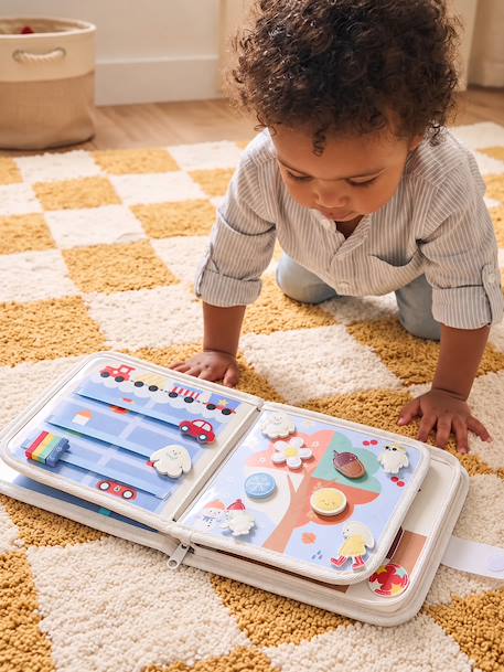 Livre motricité Doudou blanc 1 - vertbaudet enfant 