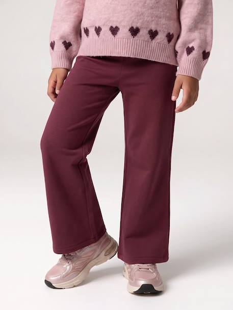 Legging fille large doublé maille polaire marine+prune 6 - vertbaudet enfant 