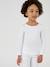 T-shirt thermolactyl côtes molletonnées Blanc pur+Bleu marine+Gris clair 4 - vertbaudet enfant 