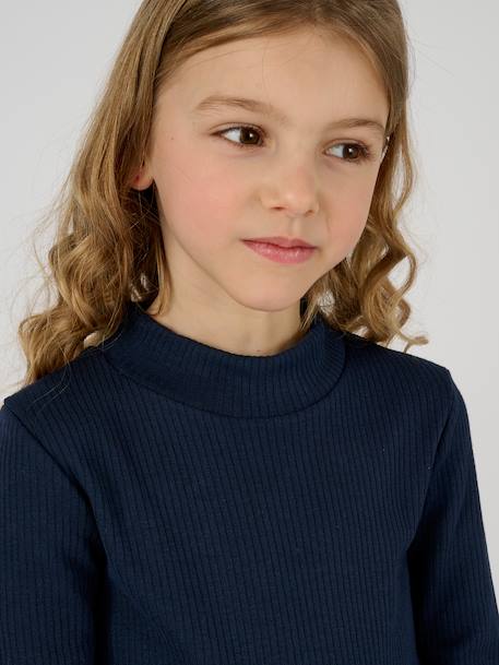 T-shirt thermolactyl côtes molletonnées Blanc+Bleu marine+Gris clair 6 - vertbaudet enfant 