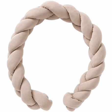 Tresse décorative 3 brins tendance Beige+Écru+Noisette+Rose 1 - vertbaudet enfant 
