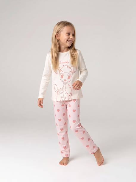 Pyjama Bambi enfant fille rose pâle 2 - vertbaudet enfant 