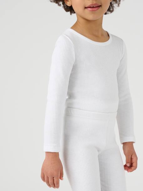 Caleçon thermolactyl côtes molletonnées Blanc+Bleu marine+Gris clair 2 - vertbaudet enfant 