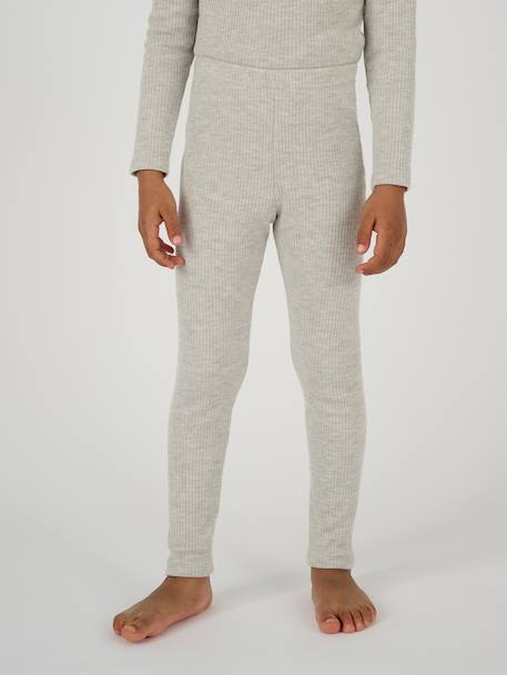 Caleçon thermolactyl côtes molletonnées Blanc+Bleu marine+Gris clair 12 - vertbaudet enfant 
