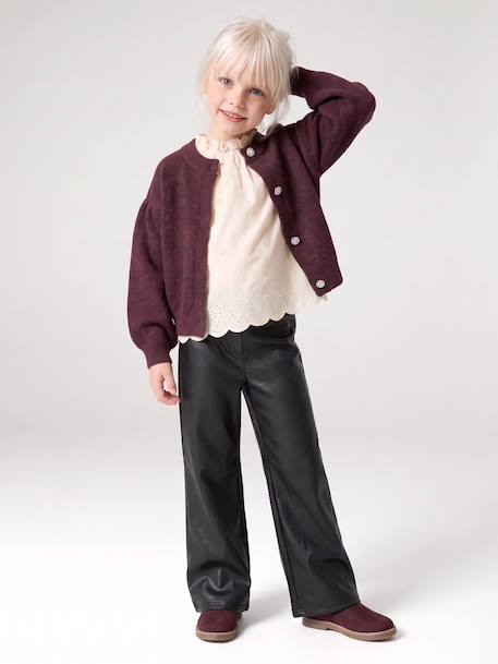 Legging fille slim long noir 2 - vertbaudet enfant 