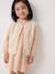 Robe courte fille manches longues cannelle+écru 9 - vertbaudet enfant 