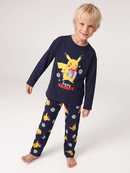 Pyjama de Noël Pikachu marine 2 - vertbaudet enfant 