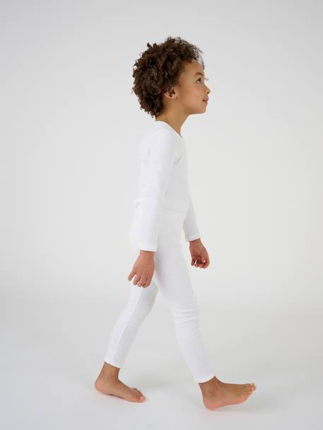Caleçon thermolactyl côtes molletonnées Blanc+Bleu marine+Gris clair 1 - vertbaudet enfant 