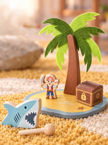 Bateau pirate en bois FSC® rouge 10 - vertbaudet enfant 