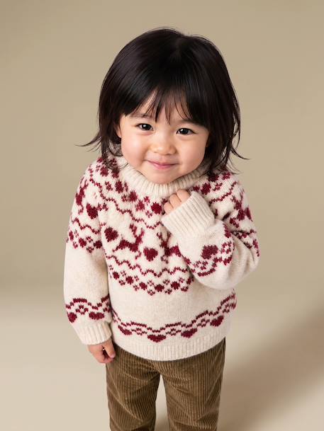 Pull bébé fille manches longues vanille 2 - vertbaudet enfant 
