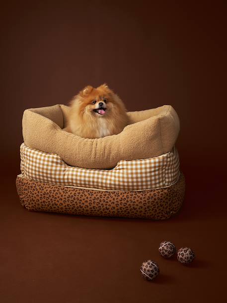 Panier matelassé pour chiens, disponible en 2 tailles argile+noisette+rayé blanc 4 - vertbaudet enfant 