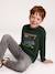 T-shirt manches longues garçon marine+vert 6 - vertbaudet enfant 