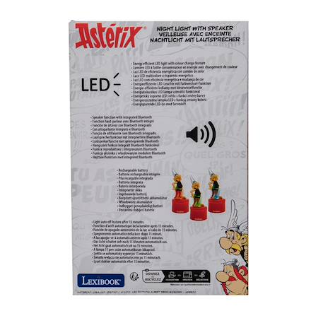 Enceinte bluetooth veilleuse astérix ROUGE 3 - vertbaudet enfant 
