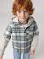 Chemise double matière effet 2 en 1 garçon carreaux blanc+carreaux vert 6 - vertbaudet enfant 