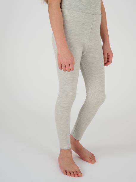 Caleçon thermolactyl maille classique Blanc cassé+Gris clair 8 - vertbaudet enfant 